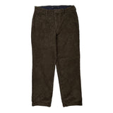 Nautica Cord Trousers - 34″ Waist Brown Cotton