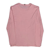 Tommy Hilfiger Long Sleeve T-Shirt - Large Pink Cotton