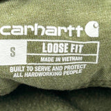 Loose Fit Carhartt Hoodie - XL Green Cotton