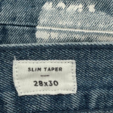 Playboy Slim Pacsun Hip Hop Jeans - 28W 30L Blue Denim