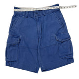 Polo By Ralph Lauren Cargo Shorts - 31W 9L Blue Cotton