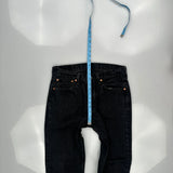 501 Levis Jeans - 32W 28L Black Denim