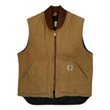 Carhartt Vest - Large Brown Cotton