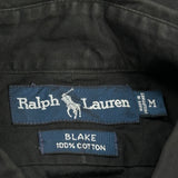 Blake Ralph Lauren Shirt - Medium Black Cotton