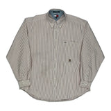 Tommy Hilfiger Striped Shirt - XL Red Cotton
