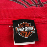 Hawkeye Harley-Davidson Coralville, Ia Harley Davidson Graphic T-Shirt - 2XL Red Cotton