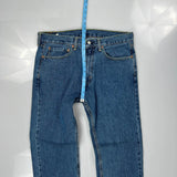 505 Levis Jeans - 35W 29L Blue Cotton