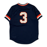 Detroit Tigers Mitchell & Ness Graphic Jersey - Medium Navy Polyester