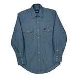 Wrangler Denim Shirt - Medium Blue Cotton