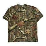 Mossy Oak Camo T-Shirt - Large Khaki Cotton