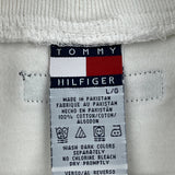 Tommy Hilfiger Long Sleeve T-Shirt - Large White Cotton
