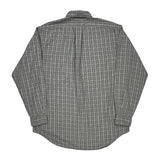 Ralph Lauren Checked Flannel Shirt - Medium Gray Cotton