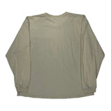 Carhartt Long Sleeve T-Shirt - Large Beige Cotton
