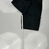 Levis Cargo Shorts - 34W 10L Black Cotton