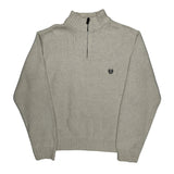 Chaps Ralph Lauren 1/4 Zip - XL Cream Cotton