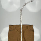 Dickies Carpenter Pants - 41W 31L Brown Cotton