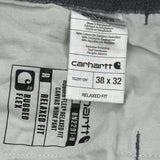 Carhartt Carpenter Pants - 38W 31L Gray Cotton Blend