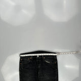 Levis 501 Jeans - 33W 31L Black Cotton