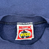 Age 14-16 Disney Mickey Mouse Long Sleeve T-Shirt - Large Navy Cotton