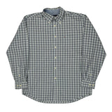 Tommy Hilfiger Checked Shirt - Large Blue Cotton