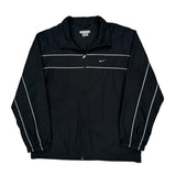 Nike Windbreaker - Large Black Polyester