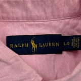 Ralph Lauren Shirt - Large Pink Cotton