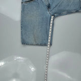 Levis Denim Shorts - 29W UK 12 Light Wash Cotton