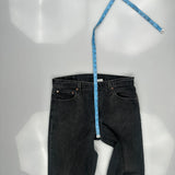 501 Levis Jeans - 34W 30L Black Cotton