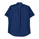 Tommy Hilfiger Short Sleeve Shirt - Medium Blue Cotton