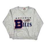 Buffalo Bills Nutmeg Nfl Sweatshirt - Medium Gray Cotton Blend