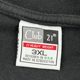 President Obama Club 21 Graphic T-Shirt - 3XL Black Cotton