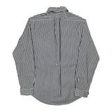 Ralph Lauren Striped Shirt - Medium Navy Cotton