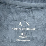 Armani Exchange T-Shirt - XL Blue Cotton