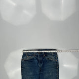 Orange Tab Boot Cut Levis Jeans - 32W 31L Blue Denim