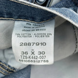 Lee Carpenter Jeans - 38W 30L Blue Cotton Blend