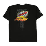Champion Racing Oil Bayside Graphic T-Shirt - Large Black Cotton
