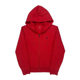 Polo By Ralph Lauren Hoodie - Small Red Cotton