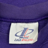 Minnesota Vikings Logo Athletics Nfl Sweatshirt - Large Purple Cotton