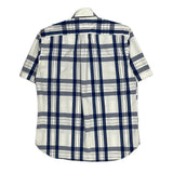 Tommy Hilfiger Checked Short Sleeve Shirt - Large Blue Cotton