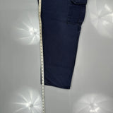 Carhartt Cargo Trousers - 40W 30L Navy Cotton