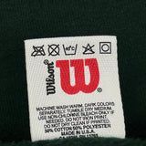 Wilson Spellout Sweatshirt - XL Green Cotton Blend