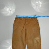 Carhartt Carpenter Trousers - 30W 30L Brown Cotton