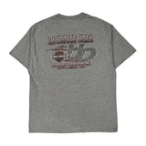 La Crosse Area Harley Davidson Graphic T-Shirt - XL Gray Cotton