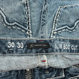 International Concepts Slim Jeans - 32W 30L Blue Denim