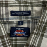 Dickies Checked Short Sleeve Shirt - Large Multicoloured Cotton
