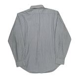 Andrew Classic Fit Polo By Ralph Lauren Checked Shirt - Large Blue Cotton