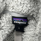 Patagonia Fleece 1/4 Zip - Large Gray Polyester