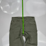 Carhartt Carpenter Pants - 36W 31L Green Cotton