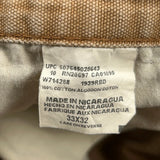 Dickies Carpenter Pants - 32W 31L Brown Cotton