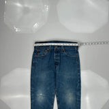 Levis 501 Jeans - 30W 27L Blue Cotton